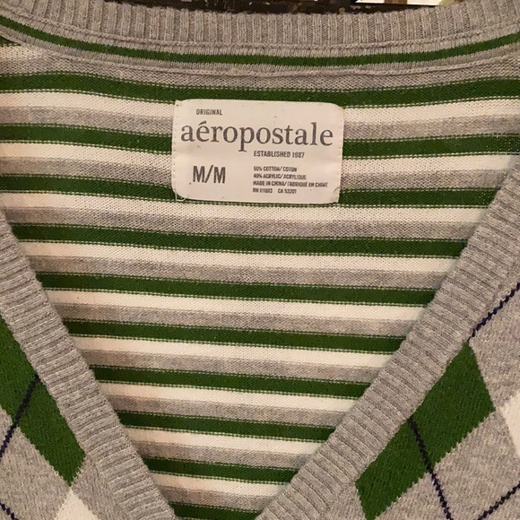 PREPPY AEROPOSTALE BUTTON UP CARDIGAN SWEATER! 🤗 - Picture 2 of 4